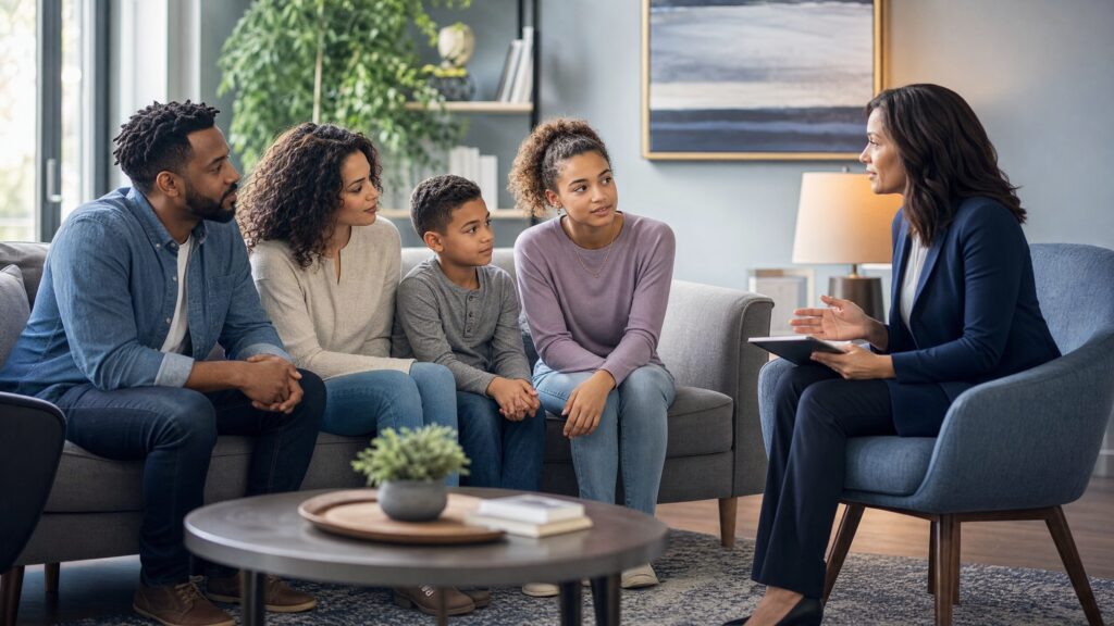 A Practical Guide to Finding Family Therapy Near Me Featured Image