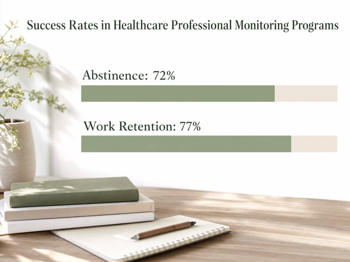 Chart showing Success Rates in Healthcare Professional Monitoring Programs