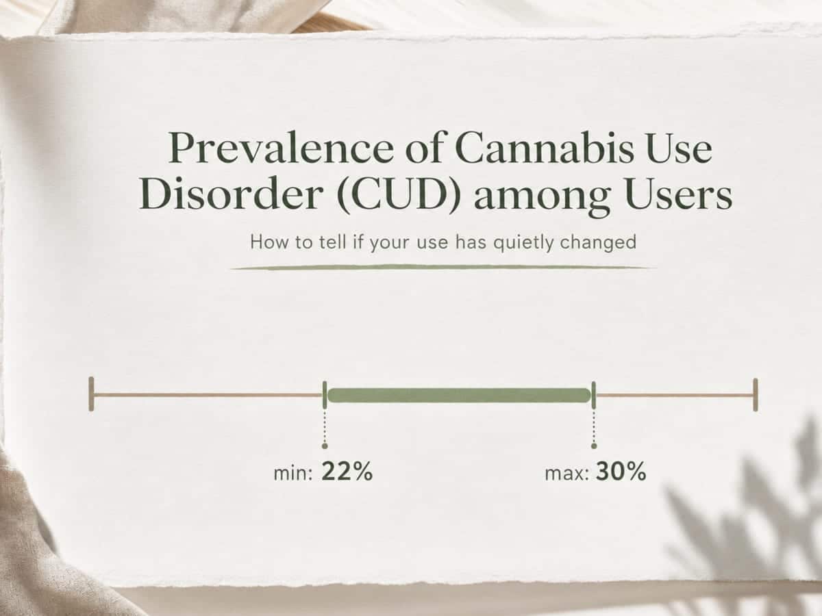 Chart showing Prevalence of Cannabis Use Disorder (CUD) among Users