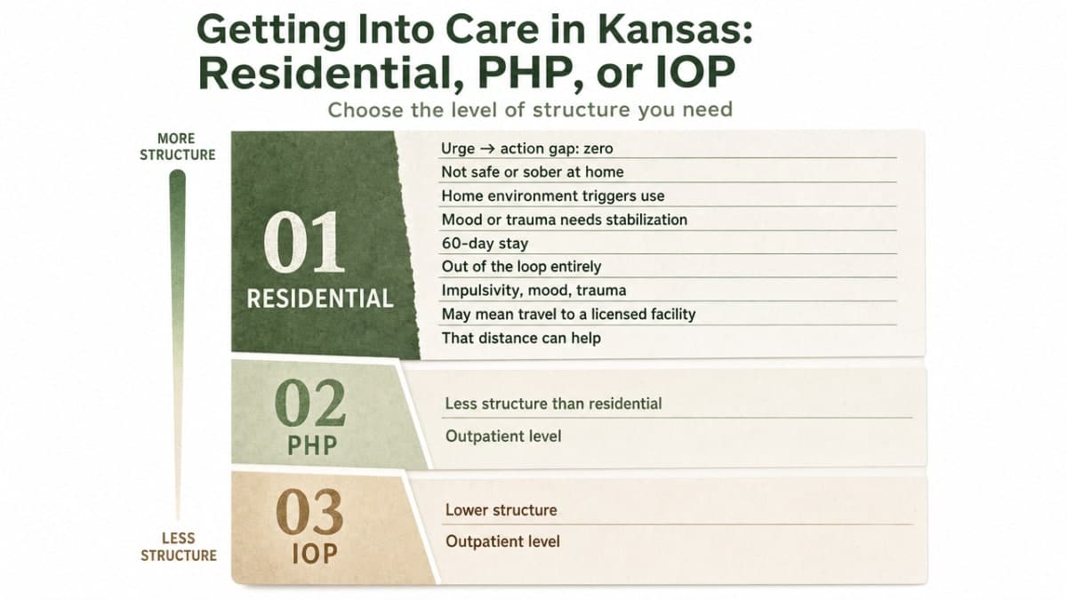 Visualize the three-level-of-care comparison framework described in this section, matching each level to fit criteria
